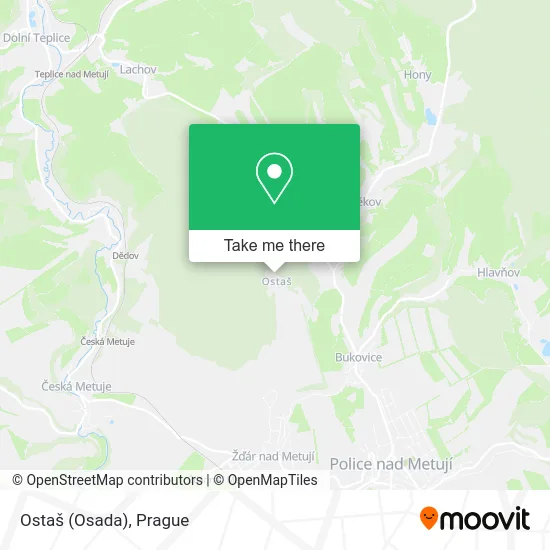 Карта Ostaš (Osada)