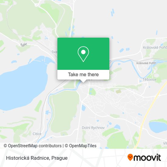 Historická Radnice map