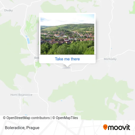 Карта Boleradice
