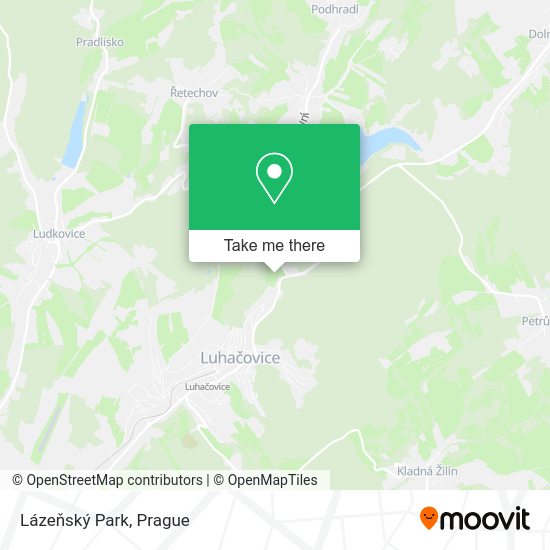 Lázeňský Park map
