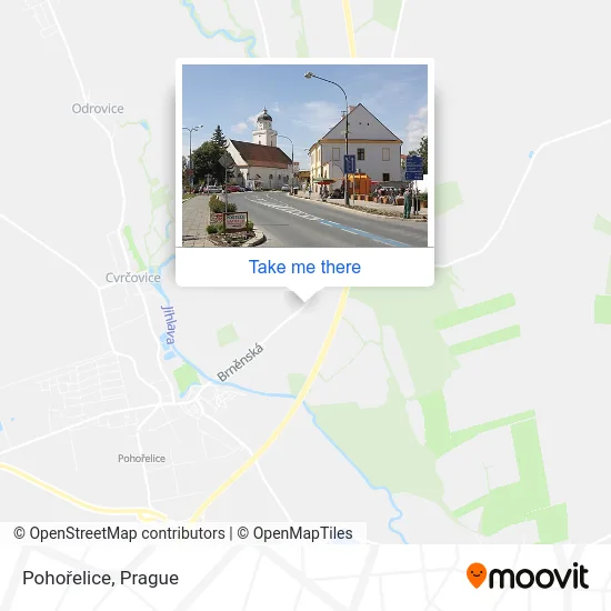 Карта Pohořelice