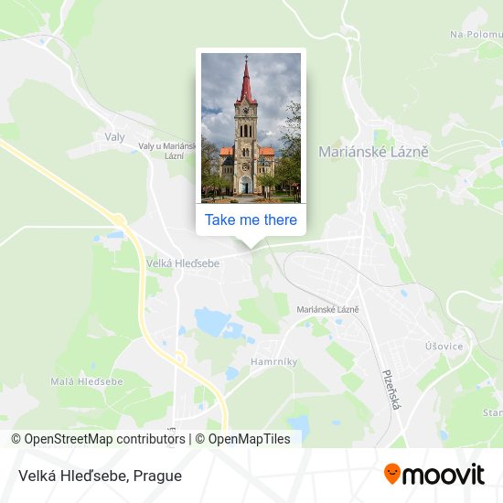 Карта Velká Hleďsebe