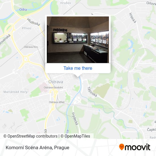 Komorní Scéna Aréna map