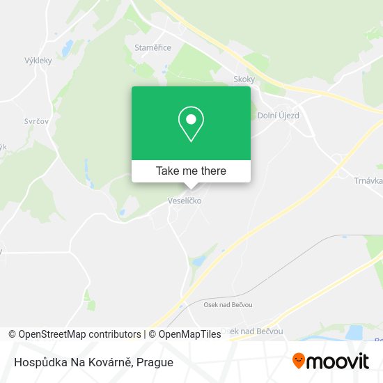 Hospůdka Na Kovárně map