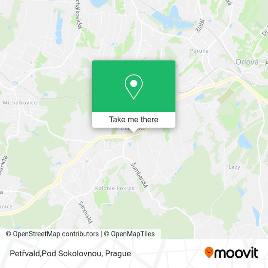 Petřvald,Pod Sokolovnou map