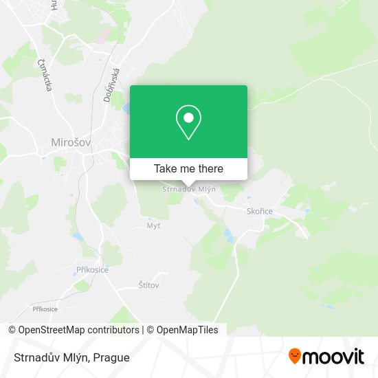 Strnadův Mlýn map