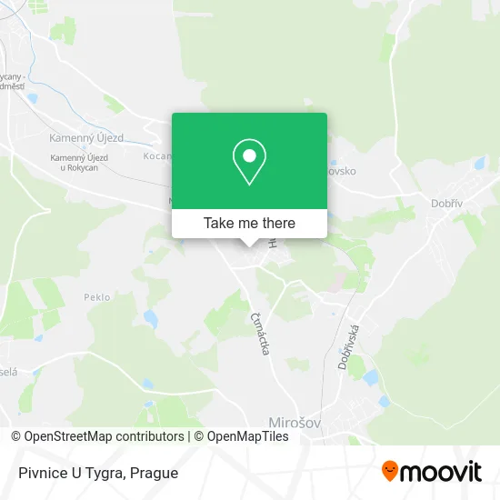 Карта Pivnice U Tygra