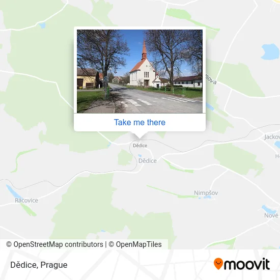 Карта Dědice