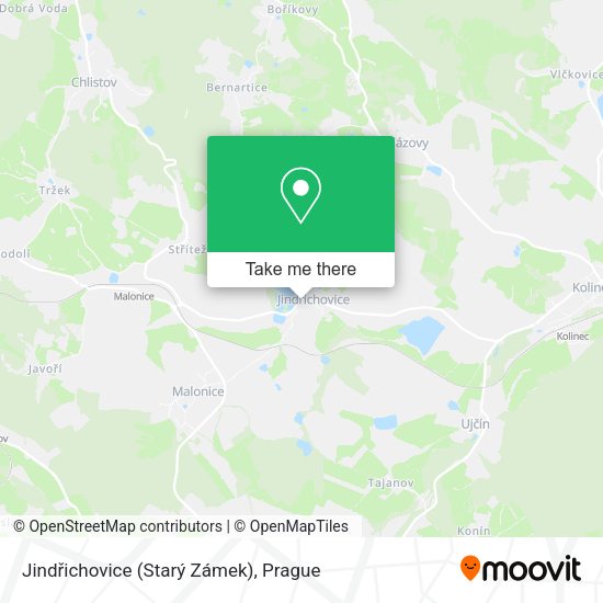 Jindřichovice (Starý Zámek) map