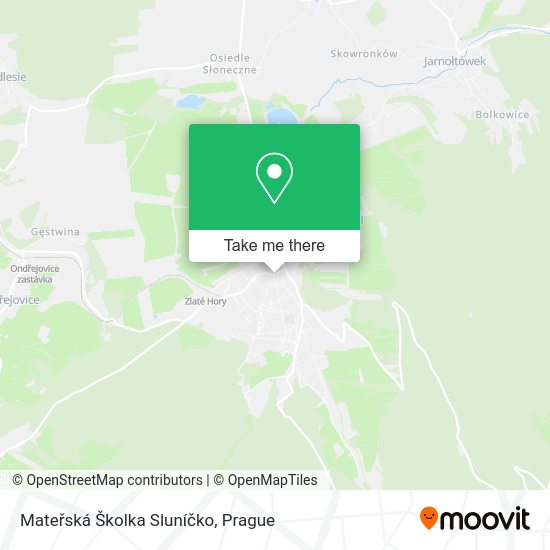 Mateřská Školka Sluníčko map