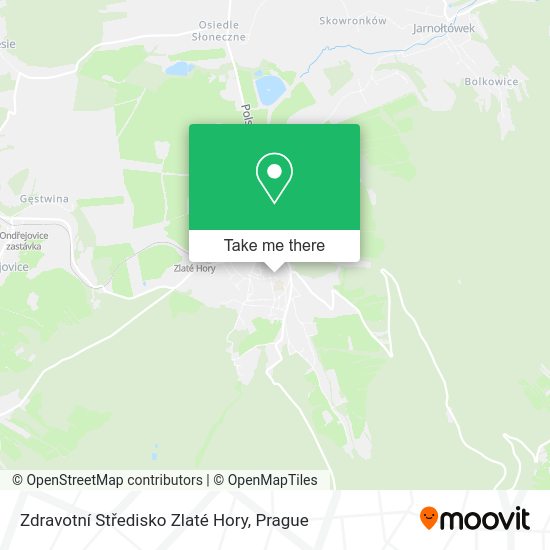 Zdravotní Středisko Zlaté Hory map