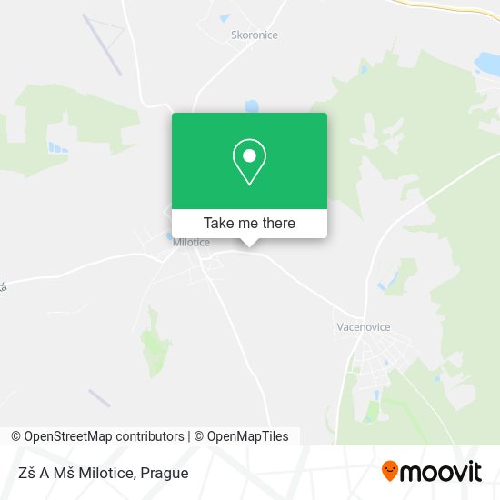 Карта Zš A Mš Milotice