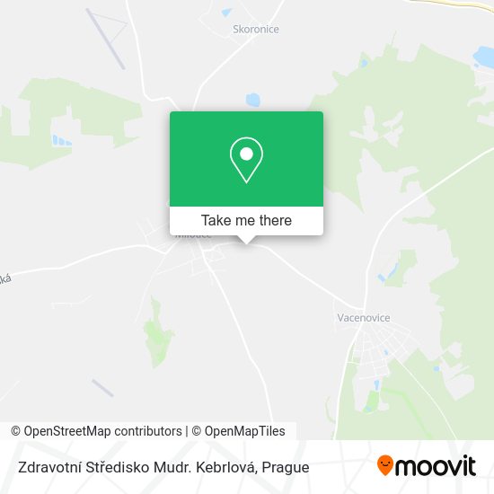 Zdravotní Středisko Mudr. Kebrlová map