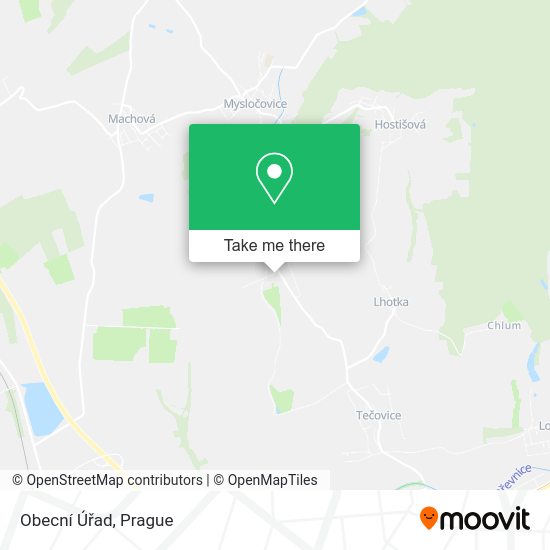 Obecní Úřad map