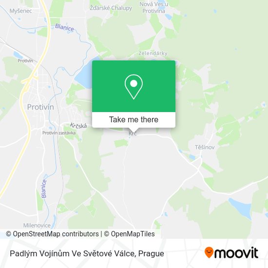 Padlým Vojínům Ve Světové Válce map