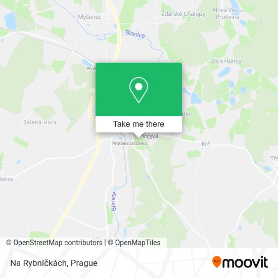 Na Rybníčkách map