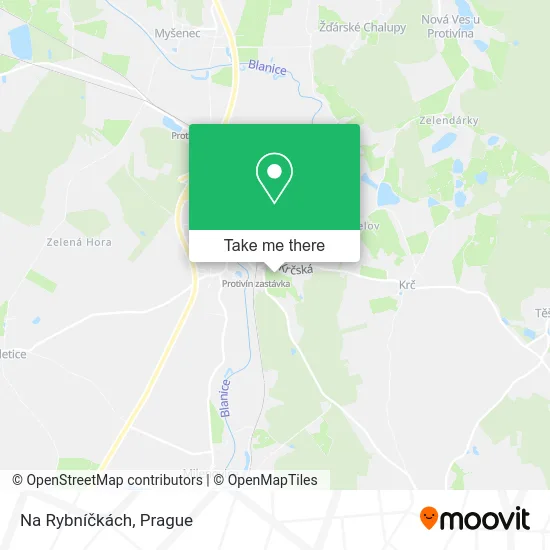 Карта Na Rybníčkách