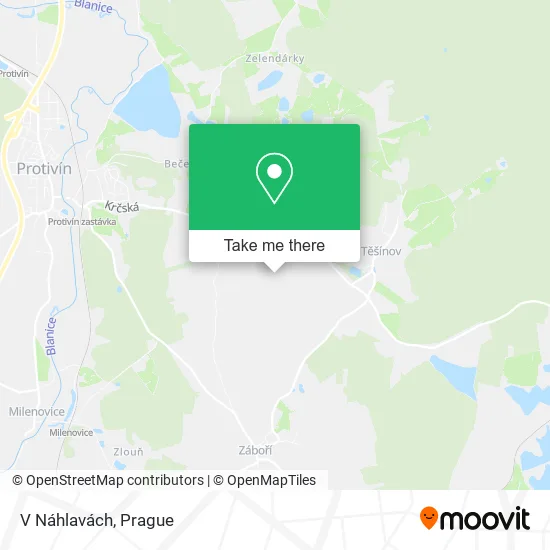 Карта V Náhlavách