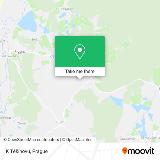K Těšínovu map