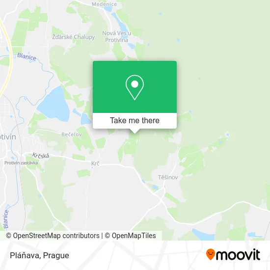 Карта Pláňava