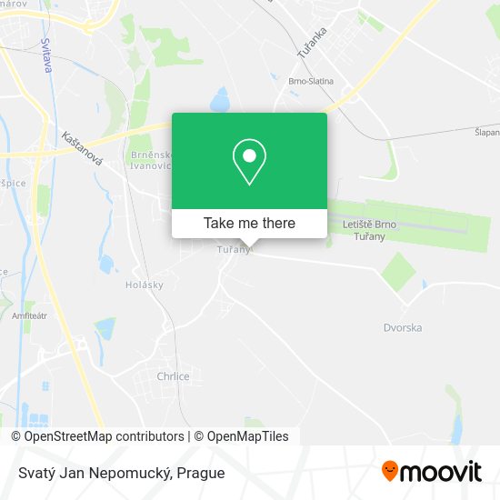 Svatý Jan Nepomucký map