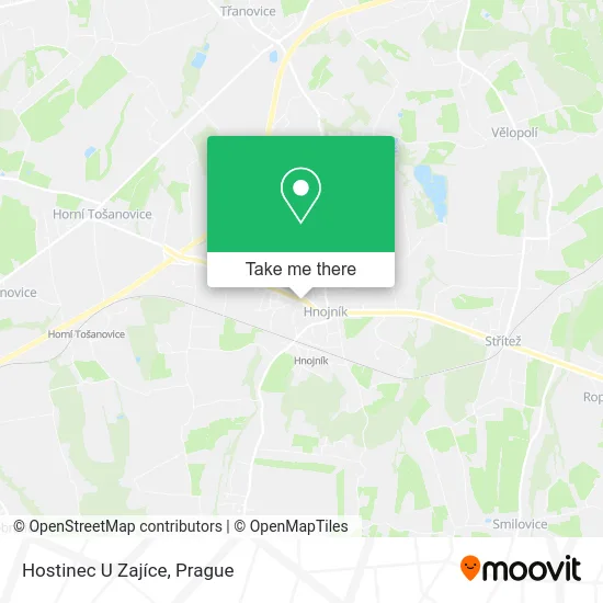 Карта Hostinec U Zajíce