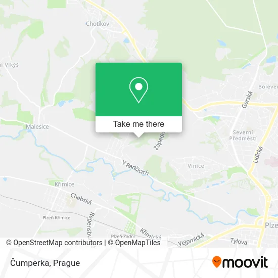 Карта Čumperka
