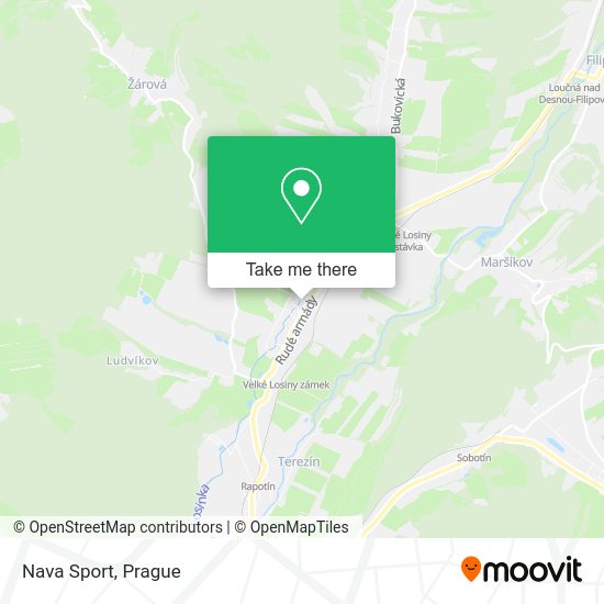 Nava Sport map