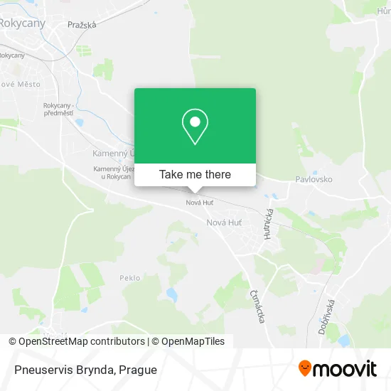 Карта Pneuservis Brynda