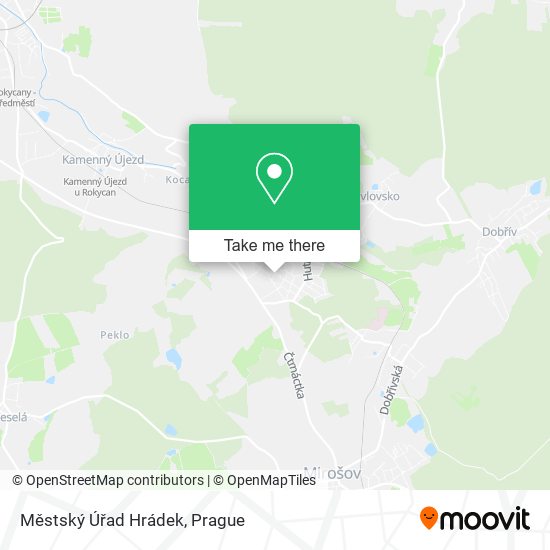 Městský Úřad Hrádek map