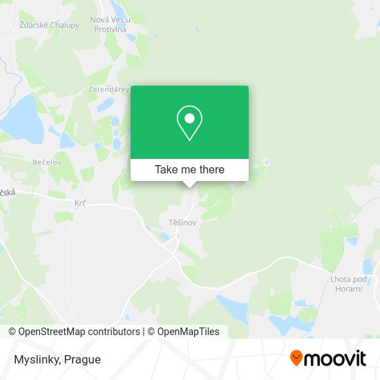 Карта Myslinky