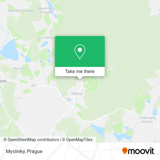 Карта Myslinky
