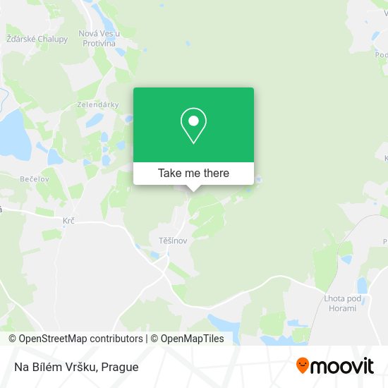 Na Bílém Vršku map