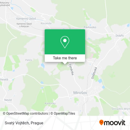 Svatý Vojtěch map