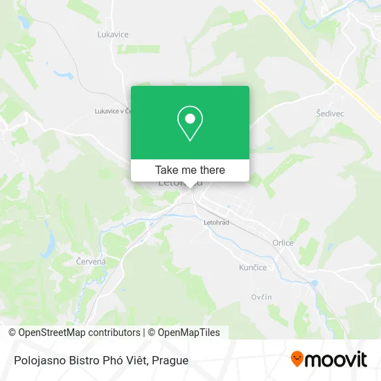 Карта Polojasno Bistro Phó Viêt