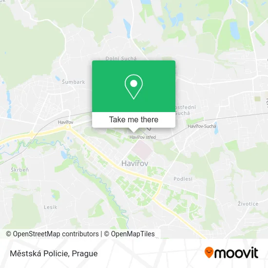 Карта Městská Policie