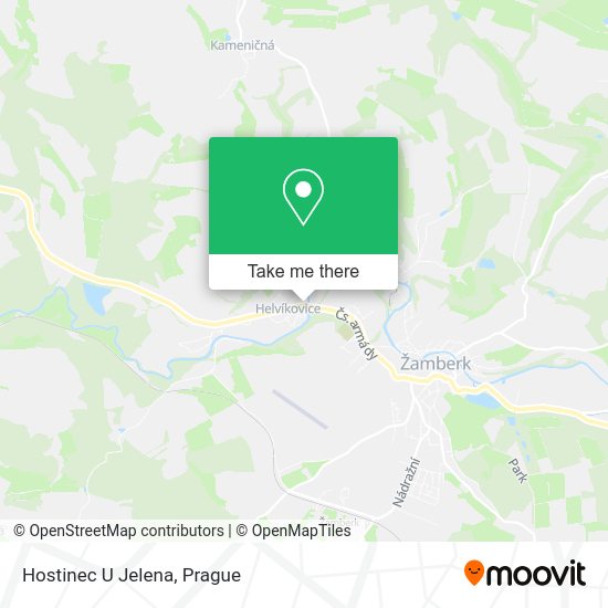 Карта Hostinec U Jelena