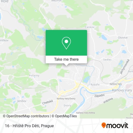 16 - Hřiště Pro Děti map