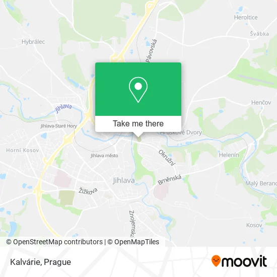 Карта Kalvárie