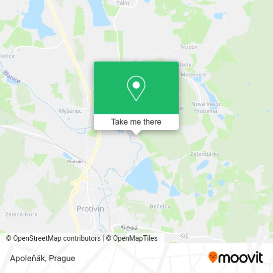 Карта Apoleňák
