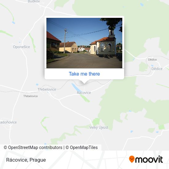 Карта Rácovice