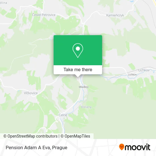 Карта Pension Adam A Eva