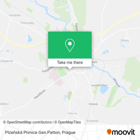 Plzeňská Pivnice Gen.Patton map