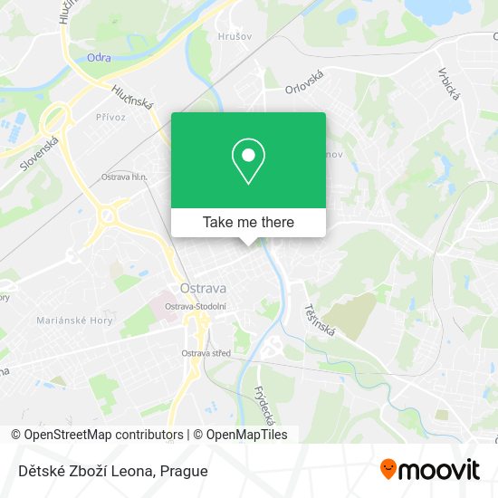 Dětské Zboží Leona map