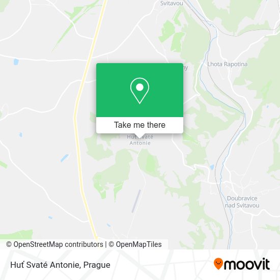 Huť Svaté Antonie map