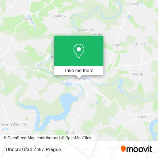 Obecní Úřad Želiv map