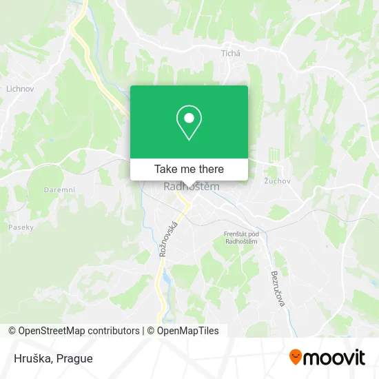 Карта Hruška