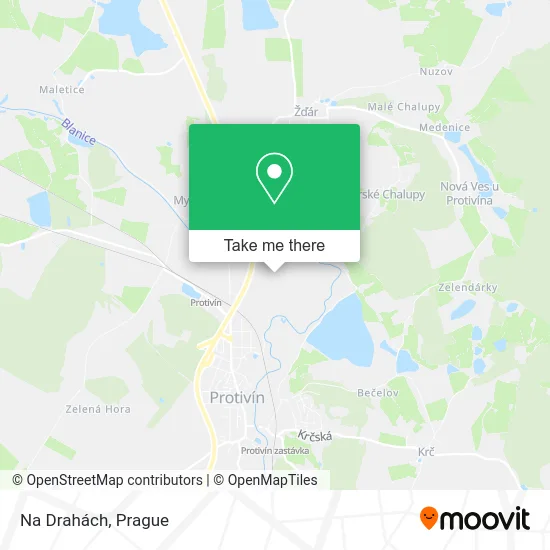 Карта Na Drahách