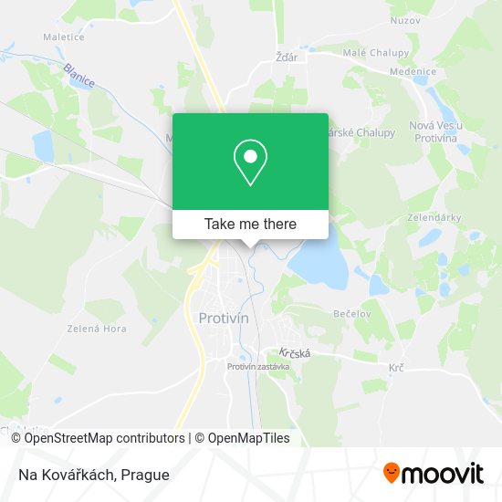 Na Kovářkách map