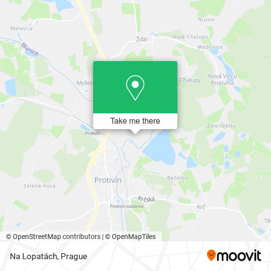 Карта Na Lopatách